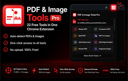 PDF & Image Tools Pro — Edit, Merge & Convert Free preview